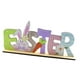 thumbnail image 5 of Adorno de madera de Pascua para primavera, figura impresa, suministros para fiestas, manualidades, juguetes, letrero de mesa, bricolaje, para árbol, escritorio, habitación, Pascua horizontal, 5 of 8
