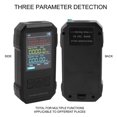 thumbnail image 4 of 3 in 1 EMF Meter Electromagnetic Radiation Detector Electric Field Intensity Tester Magnetic Field Intensity Test Meter with Sound Alarm Function Blac, 4 of 5