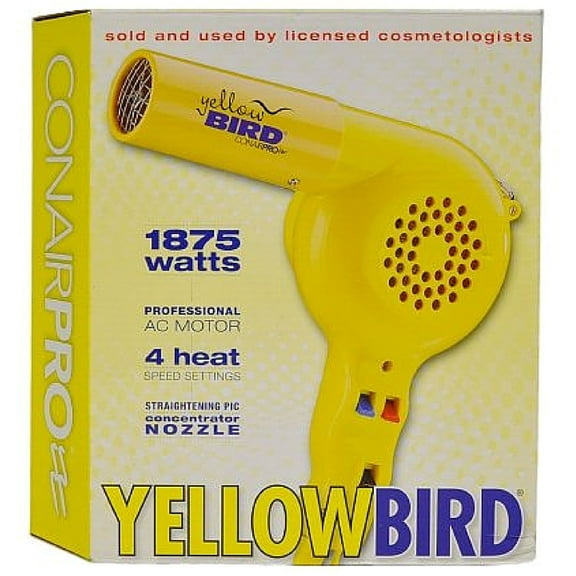 Conair Pro Yellowbird 1875 Watt Hair Dryer 1 ea (Pack of 2)