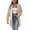 Apricot, variant on Women'S Fall Winter Solid Color Casual Oversized Long Sleeve Chunky Knit Cardigan Sweater Jacket Peacock Blue One size