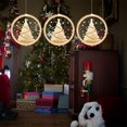 thumbnail image 3 of Luces navideñas decorativas colgantes con pilas para pared, ventanas, caminos, patios, 3 of 4