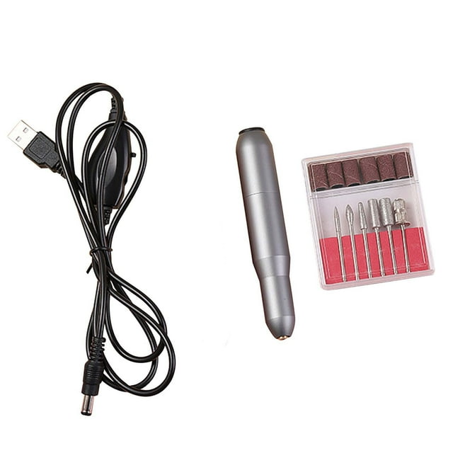 Pulidor de uñas portátil tipo pluma eléctrica para pelar y pulir Wmkox8yii hjk601