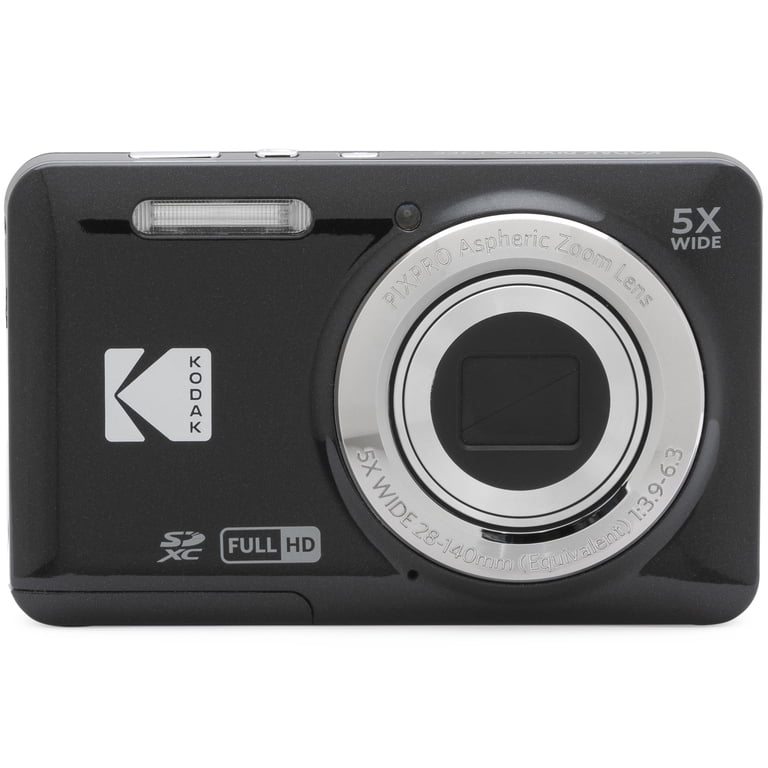 Kodak PIXPRO FZ55 Camera, Black Bundle with Lexar 32GB SDHC Card +
