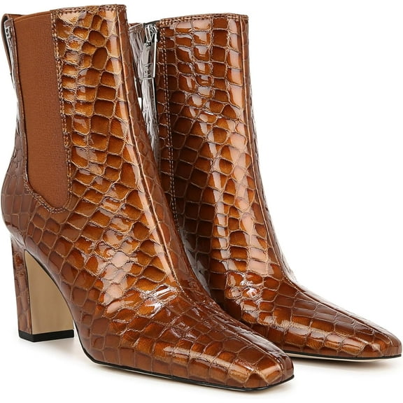 Franco Sarto Women's Flexa Bliss Ankle Boot Sequoia Brown Leather 11M