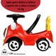 thumbnail image 5 of Montable Correpasillos para Niños con Luz y Sonido Seguro Anticaidas - Rojo, 5 of 6