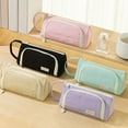 thumbnail image 3 of Dujiujun Large Capacity Pencil Case Multi-compartment Zipper Closure Classic Design Multifunctional Pencil Pouch Pen Makeup Brush Organizer, 3 of 8
