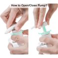 thumbnail image 6 of 12 Pack 16 oz Plastic Pump Bottles, Clear Refillable Shampoo & Soap Dispenser Set, Square PET Lotion Bottles with Locking Pump for Bathroom, Kitchen, Cleaning Supplies, 6 of 9