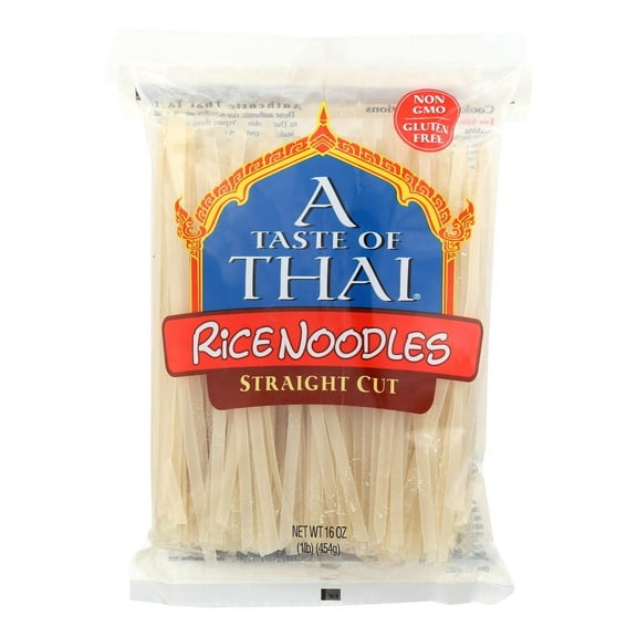 A Taste of Thai Thin Rice KKS1 Noodle, 16 Ounce - 6 per case.