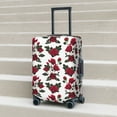 thumbnail image 5 of Yiaed Rose Flowers Print Travel Luggage Cover Suitcase Protector Fits 18-32 Inch Luggage Wheel Covers Patterned Elastic Luggage Anti-scratch（No luggage）-X-Large, 5 of 5