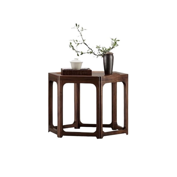 Soporte sencillo de madera for bonsáis, estante for plantas for sala de estar, balcón y jardinería.
