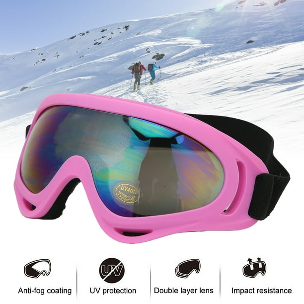 Lunettes de ski Neige Snowboard Motoneige Hommes Femmes Jeunes Enfants Anti  Brouillard Sports d'hiver Sno