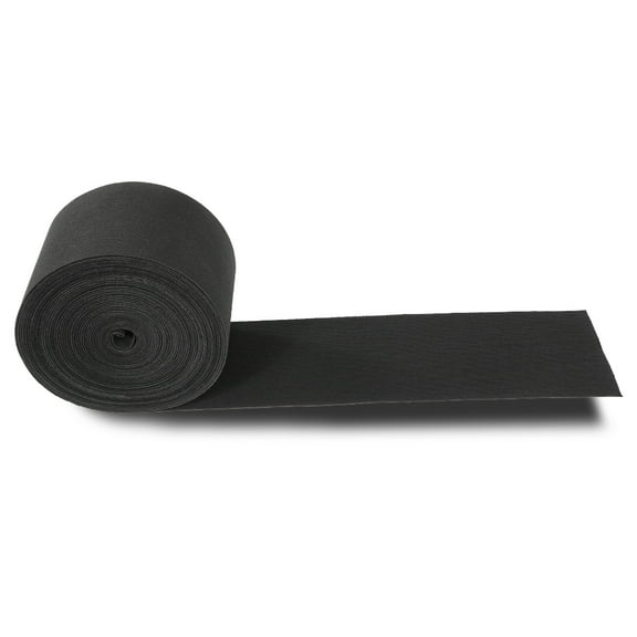 12" x 100'-Ribbed Bunk Carpet Marine Boat Trailer Runners Outdoor Black