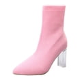 thumbnail image 1 of B91xZ Chaussures Bottines pour Femmes Plateforme Élastique Semelle Crantée à Enfiler, RD1 7, 1 of 5