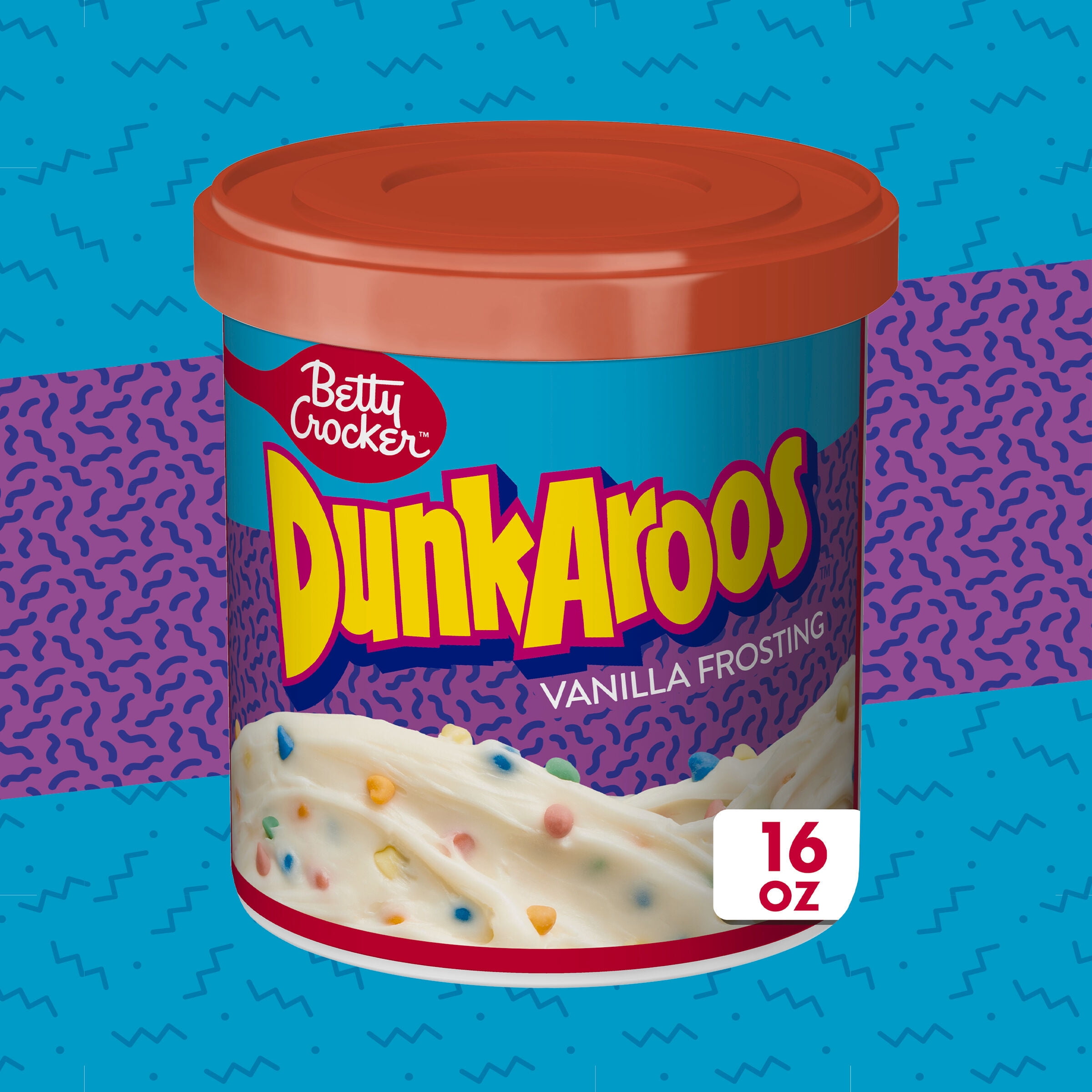(2 pack) Betty Crocker DunkAroos Vanilla Frosting with Rainbow Chips