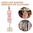 thumbnail image 4 of 1 Set of Doll Dress Form Mini Female Model Tailor Dressmaker Dummy Mannequin Clothing Mannequin, 4 of 4