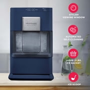 Frigidaire Gallery 44 lbs. Nugget Ice Maker, Self-Cleaning Countertop Soft Pellet Ice Machine with Touchscreen Controls, Navy