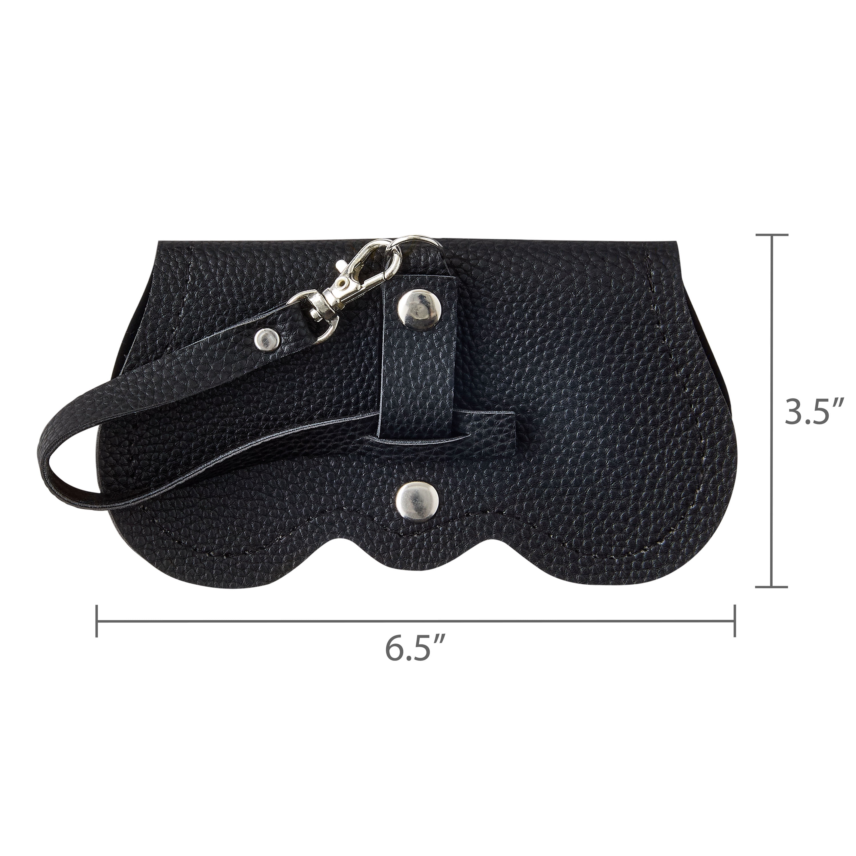 (2 pack) Equate Eyeglass Holder with Strap, Black, 1 count