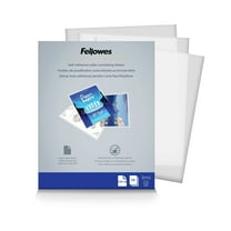 Fellowes 5221501 Self Adhesive Letter Laminating Sheets 10 Pack