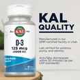 thumbnail image 4 of KAL Ultra D3, Tablet (Btl-Plastic) 5000IU 60ct, 4 of 6