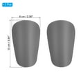 thumbnail image 2 of Uxcell 3.94 x 2.36 Inches 2 Pcs Mini Soccer Shin Guards Pads Calf Protective Gray, 2 of 6