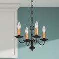 thumbnail image 5 of Livex Lighting Heritage Mini Chandelier in Black, 5 of 11