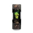 thumbnail image 2 of Nightfall Realistic Tree Camo Black Ceramic Wedding Band With Green Leaves, 2 of 2