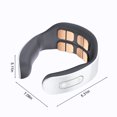thumbnail image 3 of Cervical Spine Massager - Cervical Vertebra Instrument Charging Neck Protector Heating Neck & Shoulder Physiotherapy Instrument Massager, Neck Relaxer MassagerTeissuly Clearance (White, Free Size) Teissuly WER202308291728, 3 of 8