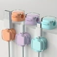 thumbnail image 2 of Data Cable Magnetic Cable Organizer Adjustable Cord Holder Under Desk Z9, 2 of 9