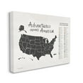 thumbnail image 3 of Stupell Adventures Across America Chart Travel & Places Painting Gallery Wrapped Canvas Print Wall Art, 3 of 5