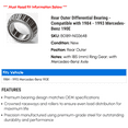 thumbnail image 2 of Rear Outer Differential Bearing - Compatible with 1984 - 1993 Mercedes-Benz 190E 1985 1986 1987 1988 1989 1990 1991 1992, 2 of 2