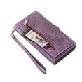 thumbnail image 6 of for Samsung Galaxy S21 Ultra Multi-Functional Zipper Wallet Case , Built-in Magnet Flip Folio Cover with Card Slots Wrist Strap Kickstand Case for Samsung Galaxy S21 Ultra (6.8 inch),Purple, 6 of 9