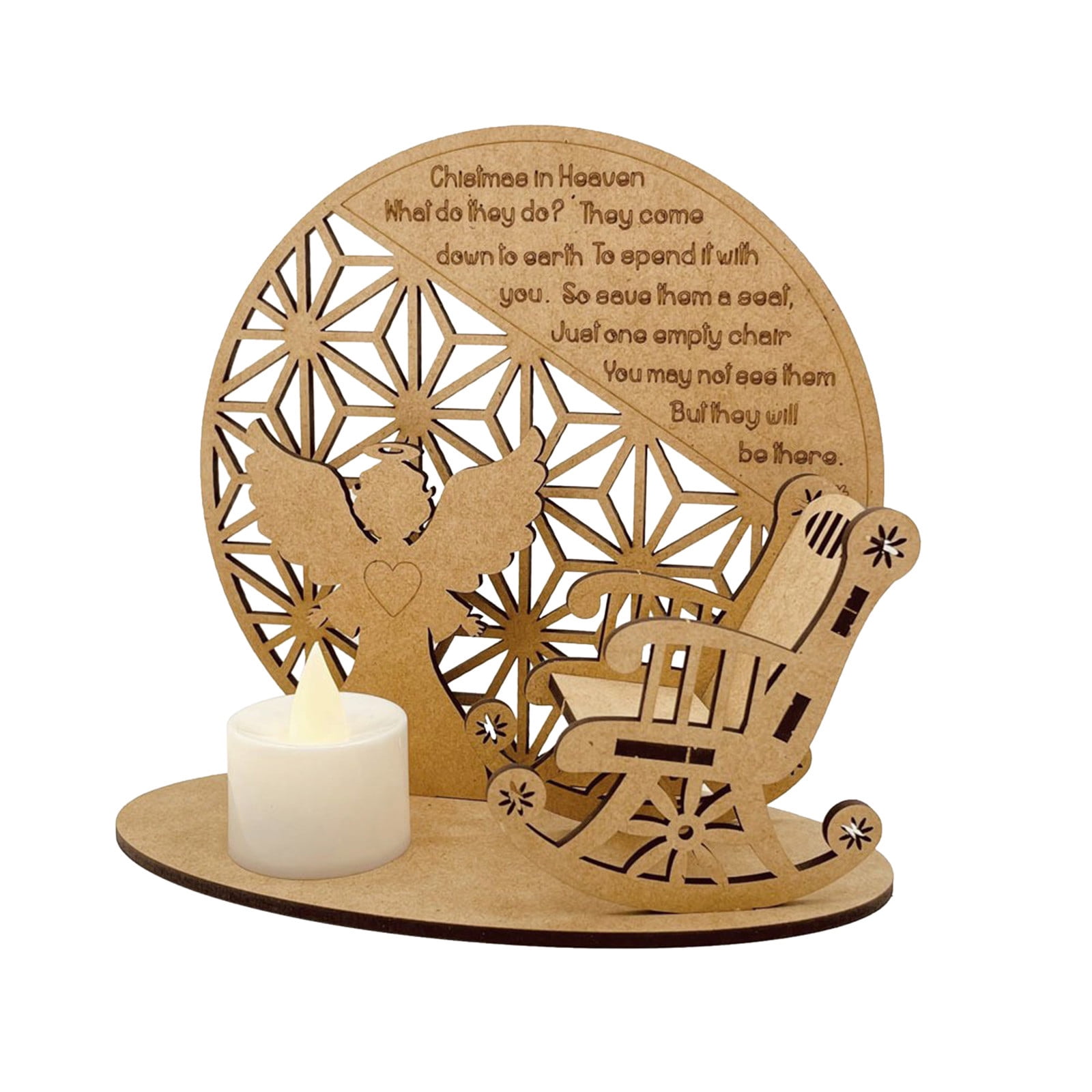 Rdeuod Christmas Tree Memorial Candle Holders Diy Wooden Ornaments rdeuod-christmas-tree-memorial-candle-holders-diy-wooden-ornaments