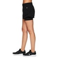 thumbnail image 4 of RBX Active Women's Double Hem Woven Running Short With Inner Bike Shorts, 4 of 5