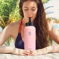 thumbnail image 4 of GEDUX 24oz Insulated Stainless Steel Water Bottle with 2 Leak Proof Lids (Spout Lid and Straw Lid) Wide Mouth for Sports and Travel, 4 of 7