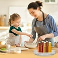 thumbnail image 5 of Bathroom Makeup Rotation Rack Kitchen Seasoning Condiment Pot Tray Container, 5 of 6