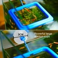 thumbnail image 6 of sunsanly Fish Feeder Ring Fixed Feeding Area Food Tray Suspension Plastic Aquarium Floating Fish Food Ring with Suction Cup for Guppy Betta Goldfish, 6 of 7