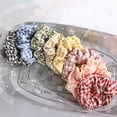 thumbnail image 5 of Jiaroswwei Korean Plaid Pattern Hair Ring Fabric Girl Scrunchie Ponytail Elastic Hairband, 5 of 8
