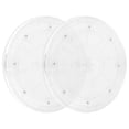 thumbnail image 5 of Qumonin 2pcs Mini Acrylic Turntable Small Cake Decorating Turntable 360-degree Rotating Spice Holder, 5 of 6