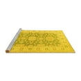 thumbnail image 2 of Ahgly Company Machine Washable Indoor Rectangle Oriental Yellow Traditional Area Rugs, 7' x 10', 2 of 4