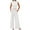 White, variant on Chbgutlmr Business Casual Outfits for Women 2 Piece Crewneck Tank Tops Wide Leg Pants Ribbed Office Sets