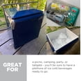 thumbnail image 4 of Creative Outdoor Retro Cooler 12-Qt Outdoor Vintage Cooler Ice Chest for Drinks, White, 4 of 9