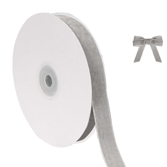 Velvet Ribbon for Elegant Christmas Tree Ornaments and Wedding Invitation