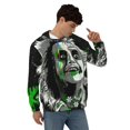 thumbnail image 4 of Beetlejuice Men's Hoodie With Color Drawstrings Sweatshirt Hooded Pullover Print Winter Coat Jacket 3x-Large, 4 of 9