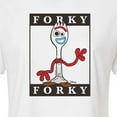 thumbnail image 3 of Toy Story 4 - Type Block Forky - Juniors Cropped Cotton Blend T-Shirt, 3 of 5