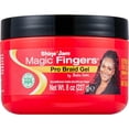 thumbnail image 2 of AmPro Shine-n-Jam Magic Fingers Pro Braid Gel, Extra Hold, Non-Greasy Shine, Frizz Control, 8 oz, For Braids, Locs & Styling (2 Pack), 2 of 9