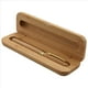 thumbnail image 2 of 2X Pluma Estilográfica de Bambú Elegante Vintage con Caja para Regalos de Empresa Marca de Lujo Bolígrafos de Escritura de Oficina, 2 of 8
