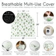 thumbnail image 5 of Sweet Jojo Designs Cactus Floral Pink Green and White Multi Use Baby Car Seat and Nursing Cover, 5 of 6