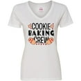 thumbnail image 3 of Inktastic Christmas Cookie Baking Crew with Oven Mitts Women's V-Neck T-Shirt, 3 of 5