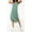 Green, variant on SIEANE Women's Sleeveless Long Dress V Neck Loose Curved Slit Hem Long Maxi Dress