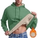 thumbnail image 1 of Sudadera con capucha para hombre, jersey de cuello alto, elástico, de color liso, de poliéster., 1 of 8